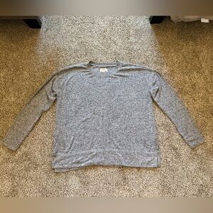 Lucky Brand Women’s Medium Heathered Gray Long Sleeve